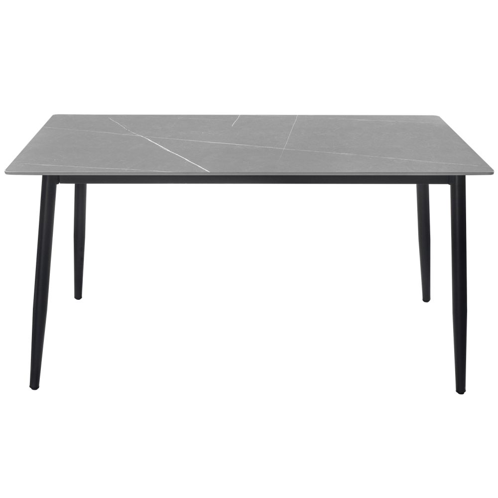 Mesa Rectangular Mármol Sintético 140x80