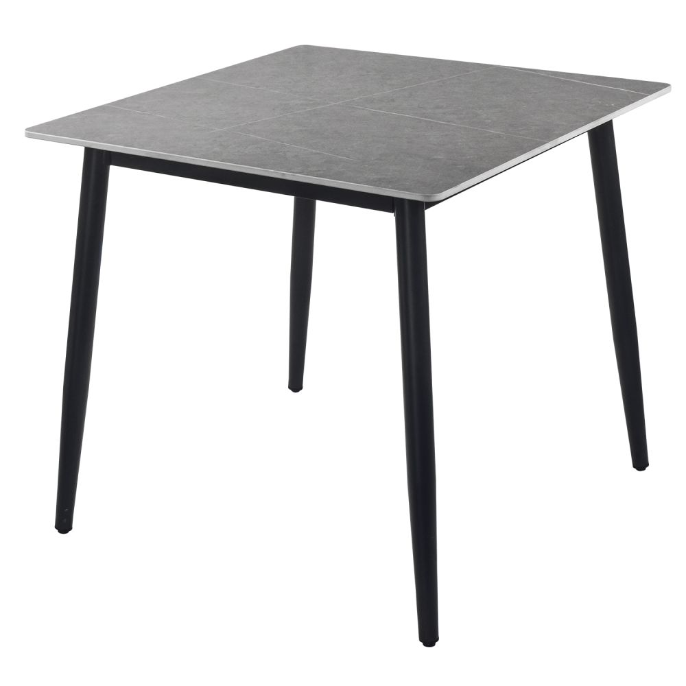 Mesa Comedor Cuadrada 80x80 marmol sintetico