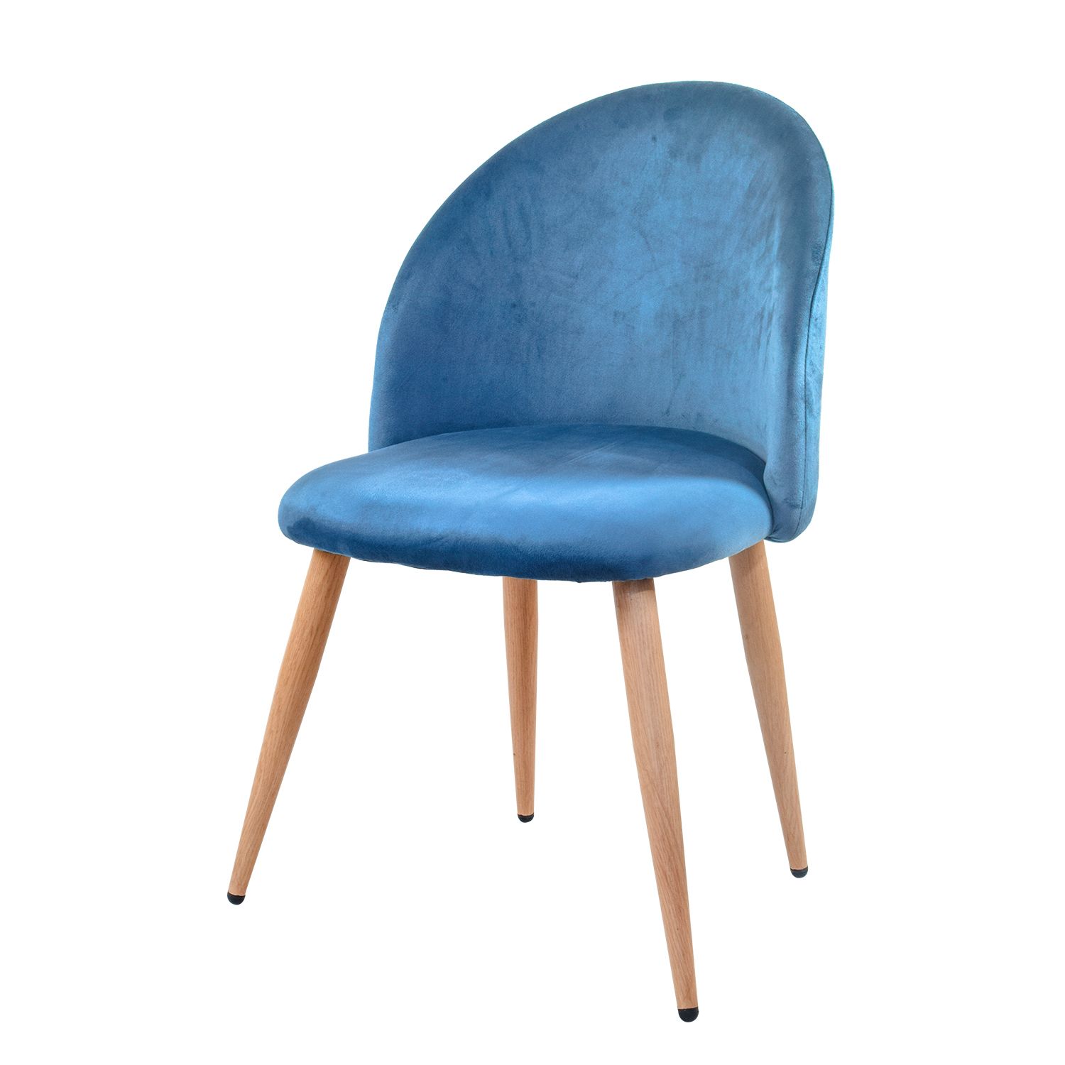 Silla Tapizada Velvet x 4 ángulo 4