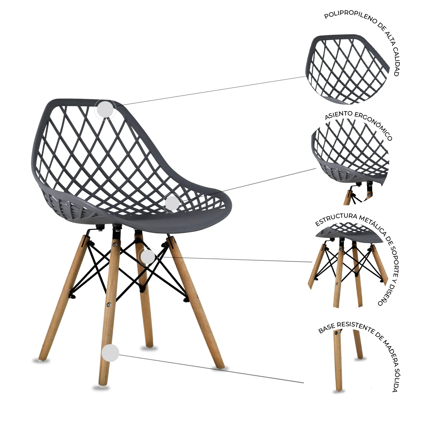 Silla Vento x 8 ángulo 3