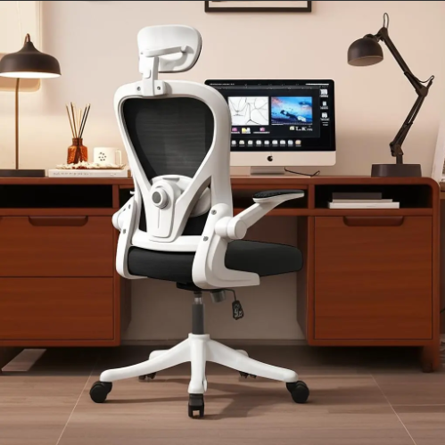 Silla Ejecutiva Vidita Ergonómica para Oficina y Gamer con Soporte Lumbar de 150 kg blanco